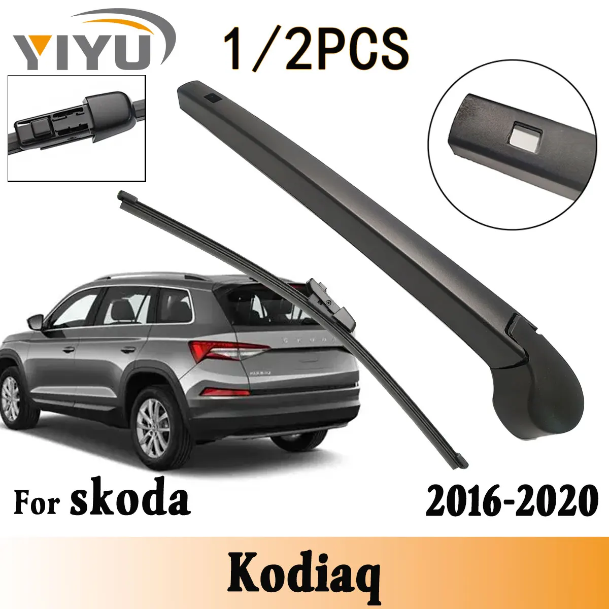 

1/2 шт., комплект рычагов заднего стеклоочистителя для skoda Kodiaq 2016-2020, аксессуары для лобового стекла, заднего окна