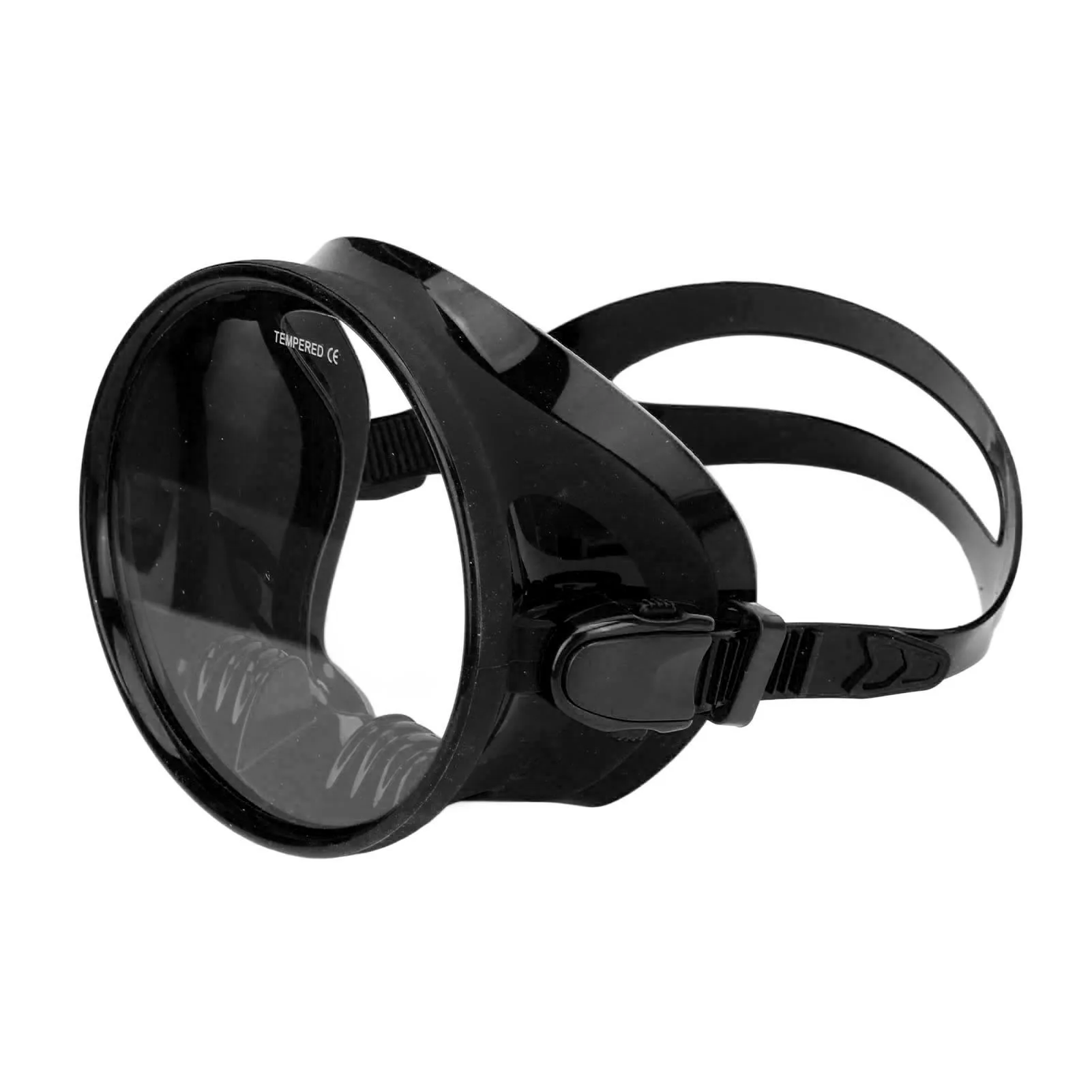 

Очки для подводного плавания овальной формы, герметичные, противотуманные, прозрачные, широкие очки для дайвинга с регулируемой повязкой на голову для мужчин и женщин