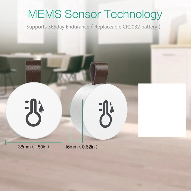 2 Pcs Wireless Thermometer Hygrometer Bluetooth Remote Control Thermometer Accurate Indoor Temperature Humidity Sensor