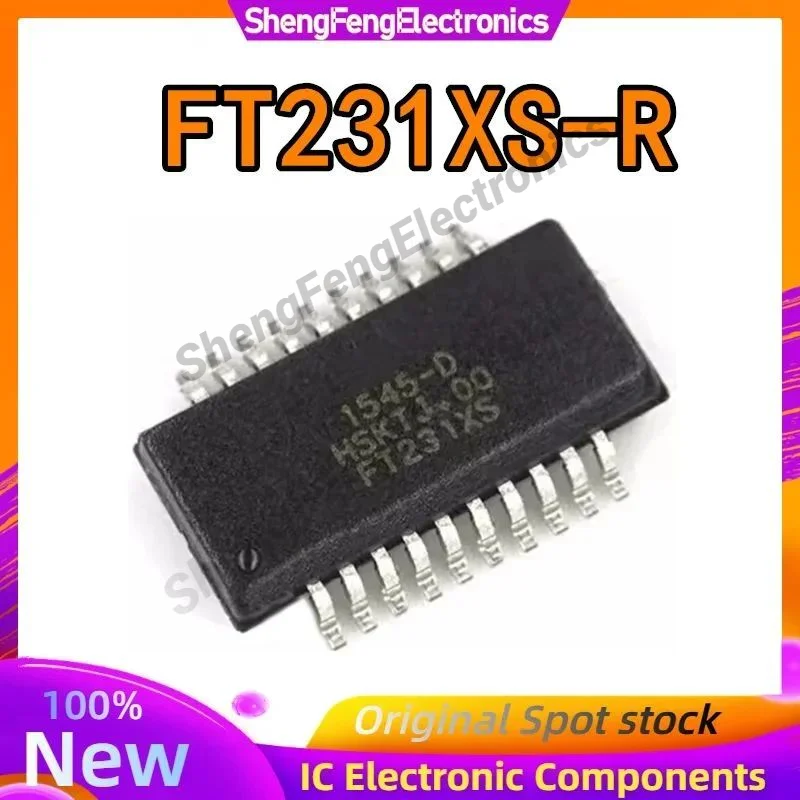 

5 шт., 100% новый чип FT231XS-R FT231XS SSOP-20 USB для подключения к последовательному порту.