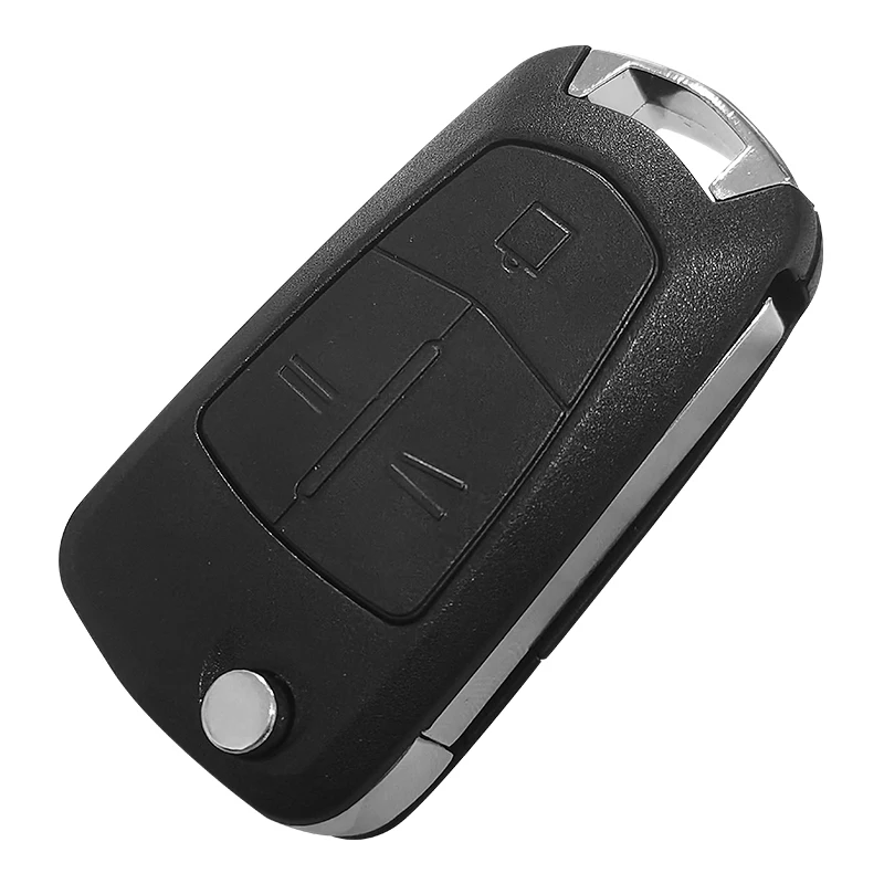 XNRKEY 3 Button Flip Remote Car Key PCF7946 Chip 433Mhz for Opel/Vauxhall Vectra C 2006-2008 Car Key