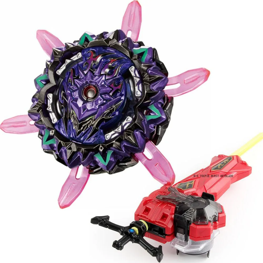 B-X TOUPIE BURST BEYBLADE ripcord launcher Burst SuperKing B-175 Lucifer The End.Kou.Dr b175 new Launcher view 2