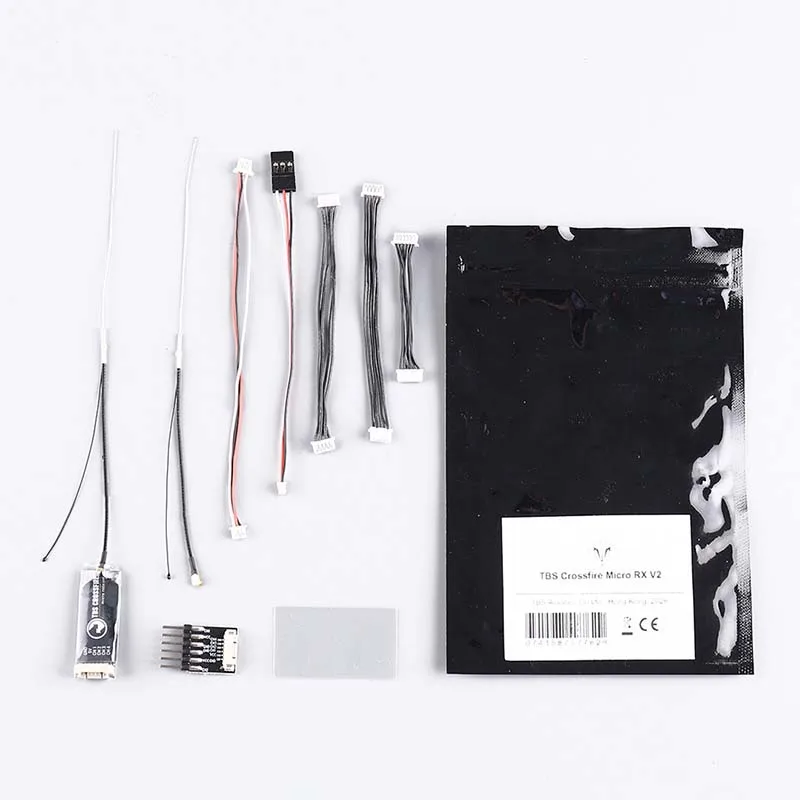 TBS Crossfire Micro RX V2 Receiver—Micro Receiver, 40 km, Flexible Antenna