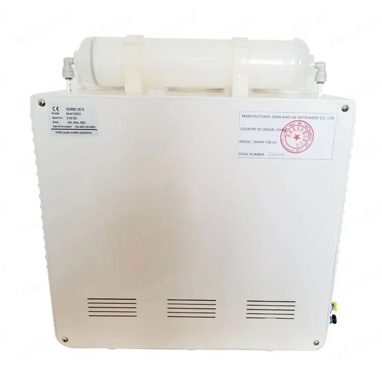 Ultrapure Water Purifier Reverse Osmosis Machine Water Filter or Purifier18.2megohm Smart-S