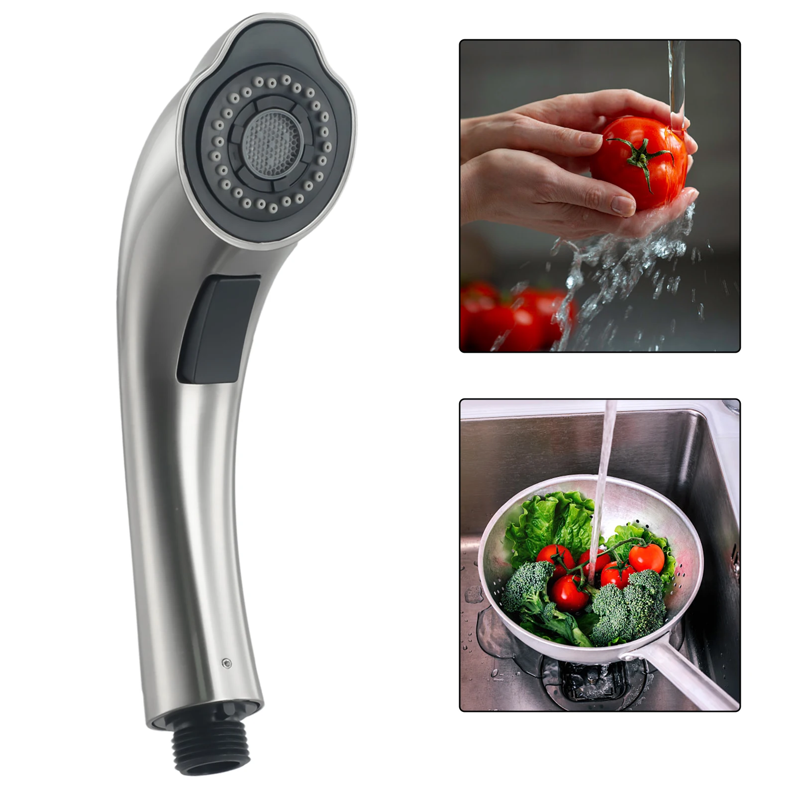 Bathroom Accessries Pull-Down Faucet Spray Head High Pressure Nozzle Kitchen Sink Tap Mixer Mixer Tap Single Hole