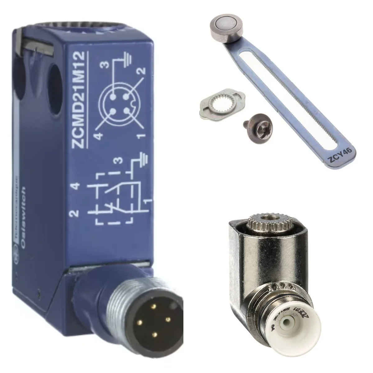 XCMD2146M12 = ZCMD21M12 + ZCY46 + ZCE01 travel switch