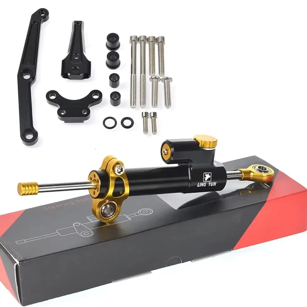 

For Honda CB650R Motorcycle Aluminum Steer Damper Mounting Bracket Kit CB 650R CB 650 R 2018 2019 2020 20212022 Accessories
