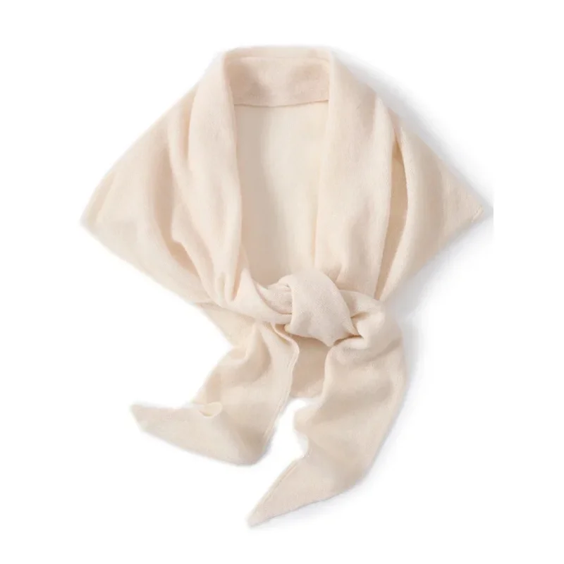 2025年トレンド 大判三角ショールスカーフ 100%ウール レディース ニットアクセサリー ケープ カジュアル ソフト 暖かい カッパ コージー ブラック グレー レッド