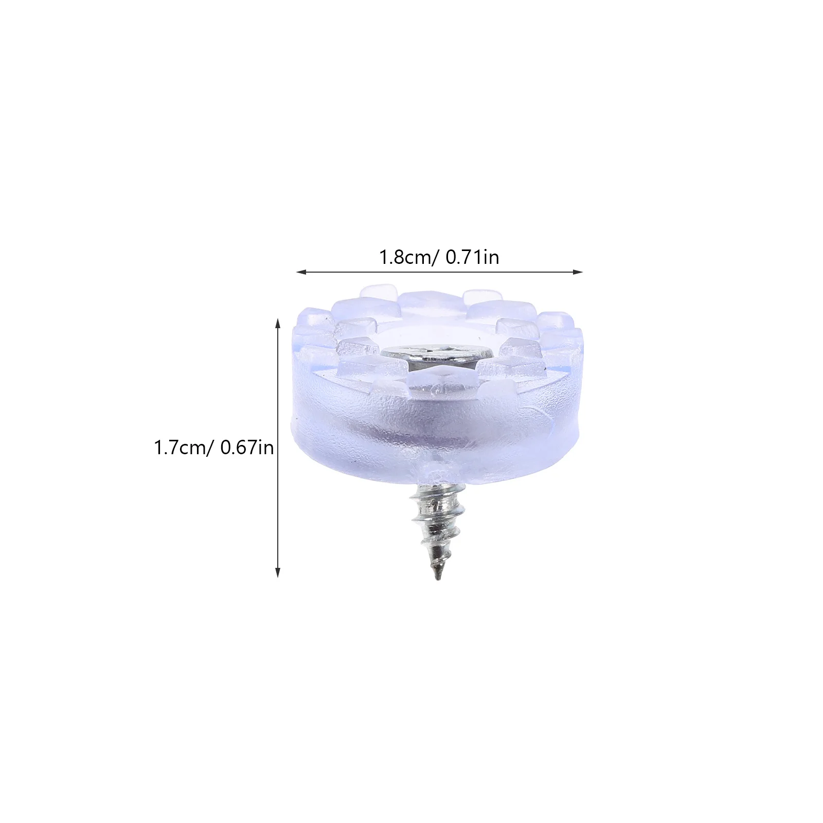 Piedini per mobili in gomma antiscivolo da 20 pezzi Design multiuso per l'home office Piedini per tagliere facili da installare e utilizzare