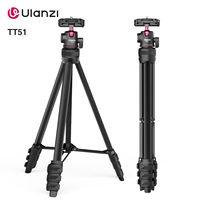 Ulanzi TT51 Portable Tripod Universal Camera Phone Lightweight Stand 450-1380mm Tripod with Floding Phone Clip