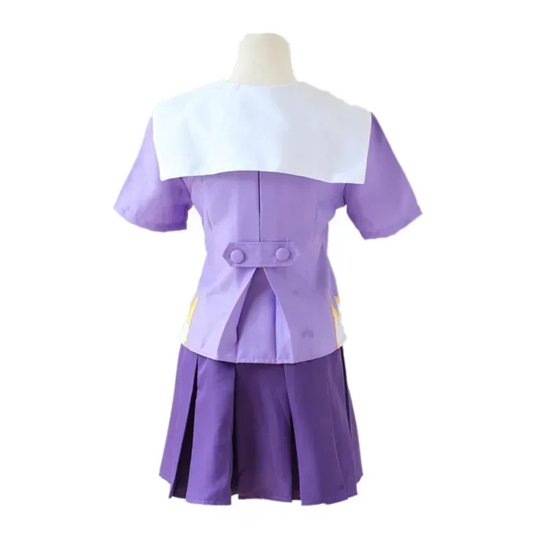 Vestido de Cosplay de marinero de Anime para niña, Falda corta con lazo, peluca, vestido de carnaval