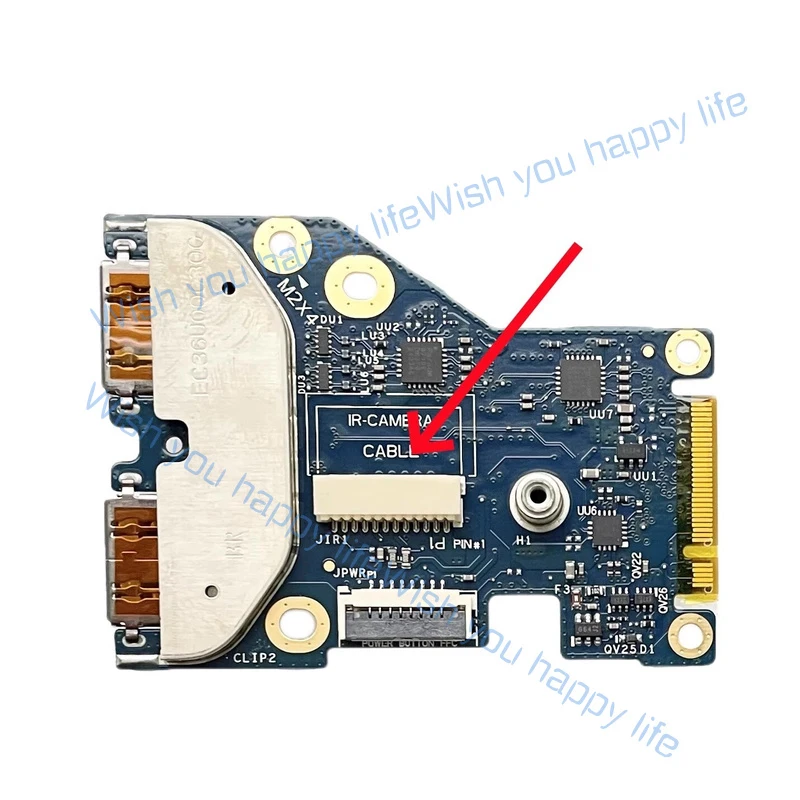 L... New USB IO Board HDQ53 LS-L65BP For Dell Alienware M15 R7 Laptop 0WG7FX WG7FX