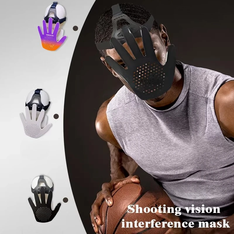 

Adjustable Basketball Resistance Training Mask Shock Absorption Defensive Training Mask Durable Masks Portable Sports Equipment