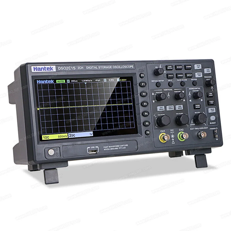 Hantek DSO2C15 Oscilloscope Digital 150 MHz Oscilloscope 2 Channels