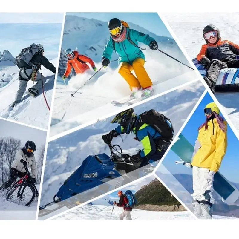 

Snowboard Goggles Anti-fog Ski Goggles Double Layers Snowboard Glasses Windproof Snow Goggles for Skiing Snowboarding
