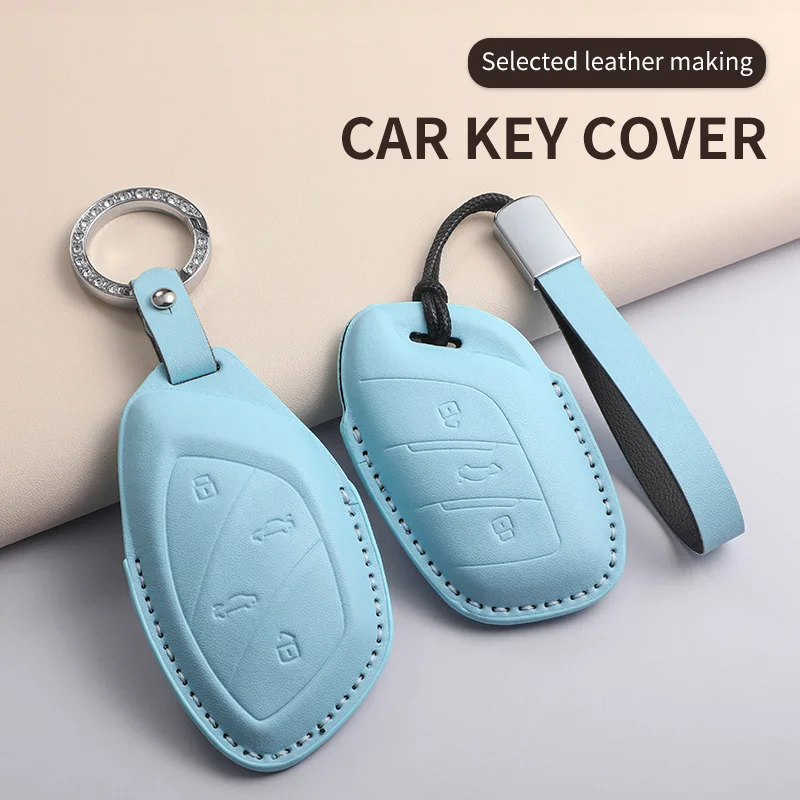 

Car Key Case Cover For MG 3 4 5 ZS EV HS EHS Auto Keychain Protector Shell Fob Anti-scratch 3/4 Buttons Keyless Car Accessories
