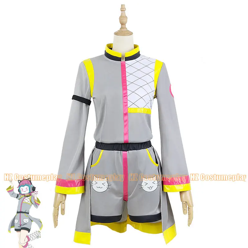 

Anime Love Live! Nijigasaki High School Idol Club Tennouji Rina Cosplay Costumes Women Top Pants Halloween Uniforms Custom Made