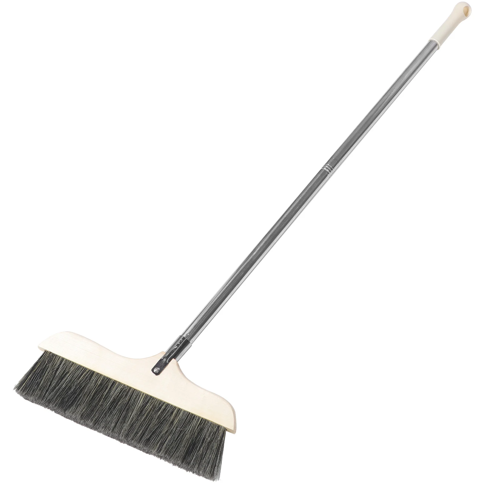 

Soft Bristle Detachable Long Handle Floor Cleaning Tool Home Office Lightweight Foldable Kitchen Indoor Sweeping Hardwood Floors