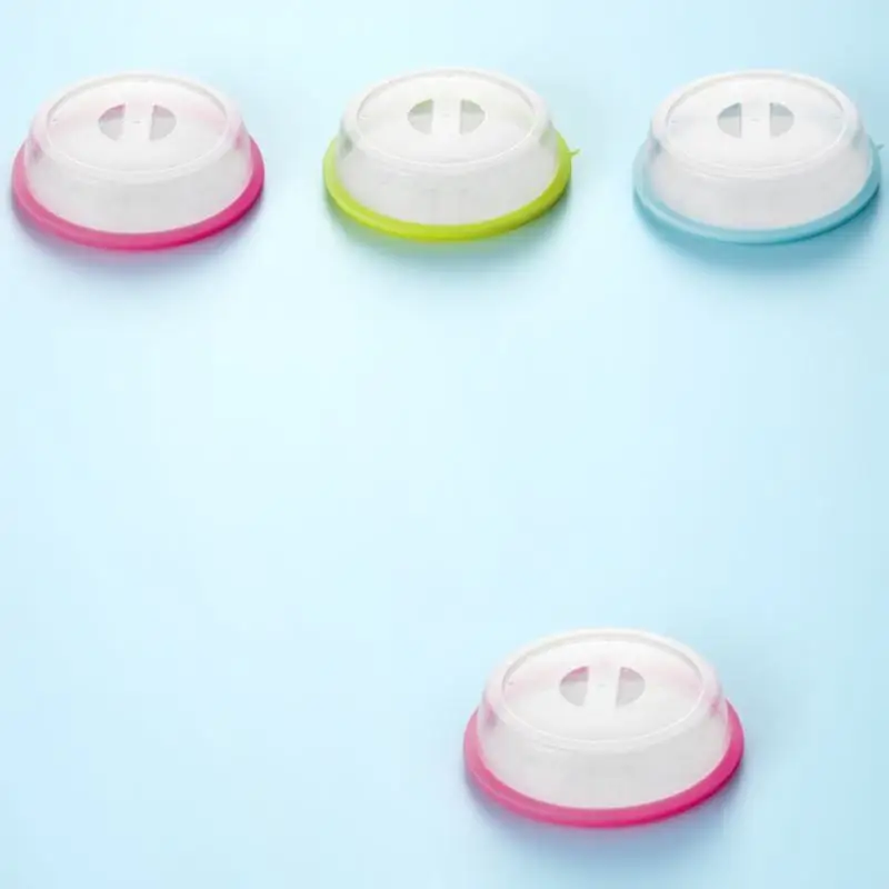 الميكروويف النفط برهان غطاء أحمر 19.5x4.5 سنتيمتر كبير سيليكون ختم المضادة للرش التدفئة إغلاق أداة المطبخ الطازجة غطاء عازل الحرارة