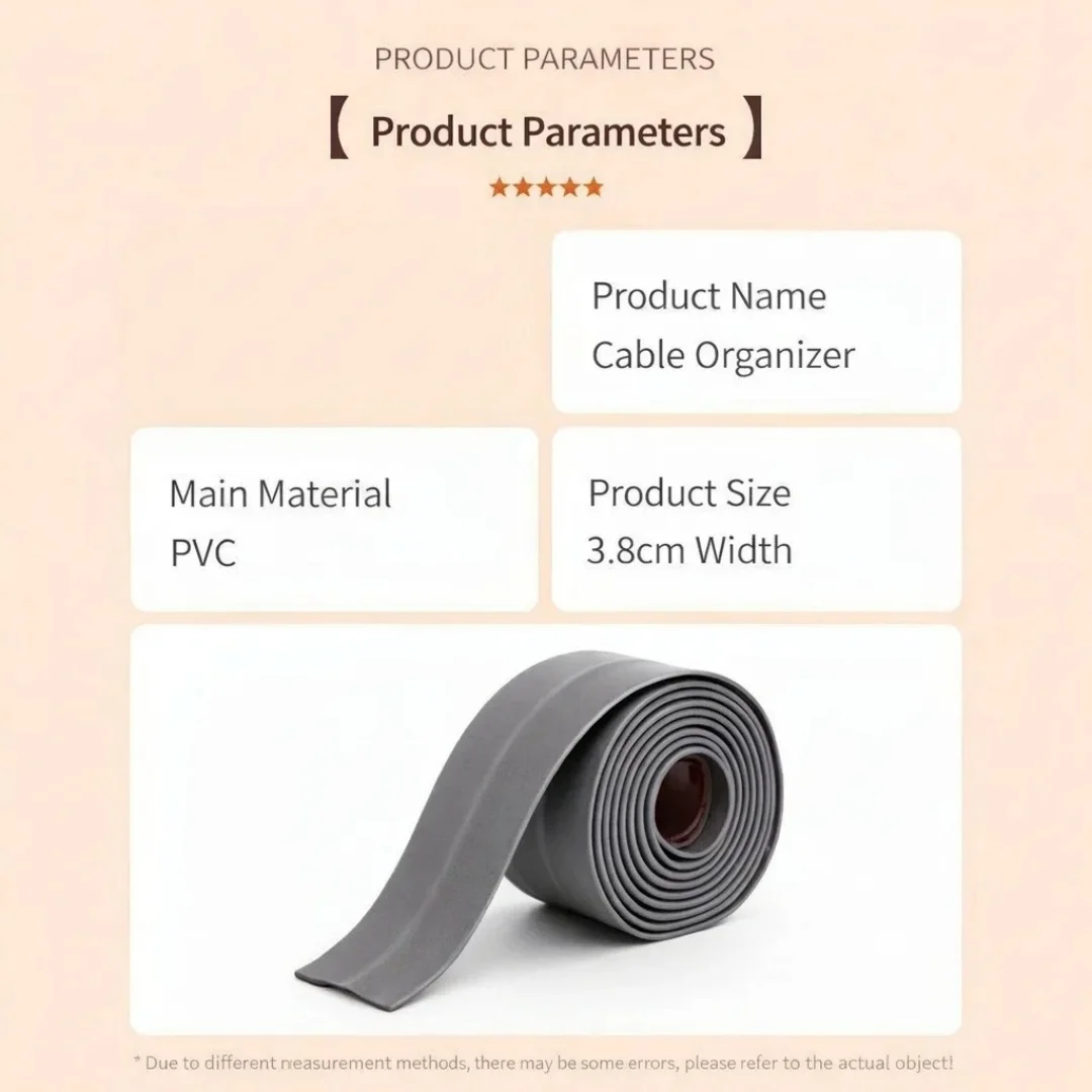 Soft PVC Wiring Duct, Surface-Mounted Invisible Floor Anti-Step Mingxian Wiring Duct, Electrical and Network Cable