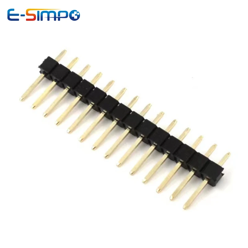 10pcs 1.0mm 1.27mm 2.0mm 2.54mm Pin Header Double Row Male 1/2~40P Breakaway PCB Board Connector Strip Pinheader 1*2/2P 4P 6-40p image 4