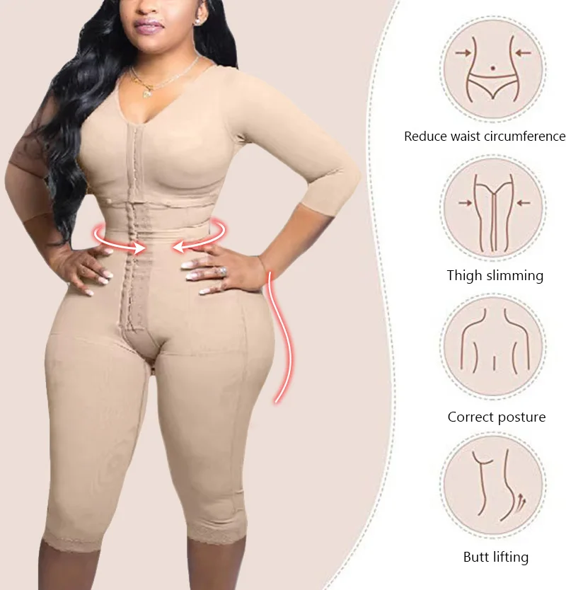 Fajas Colombianas Cintas Shapewear, Cintas Shapers, Pós Lipoaspiração, Waist Trainer, Achatar o Abdômen, Emagrecimento Bainha, Butt Lifter Shapewear, BBL