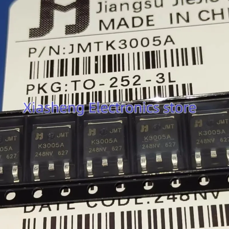 New Original 50Pcs K3005A JMTK3005A TO-252 100A 30V SMD MOS Powerful Transistors Good Quality