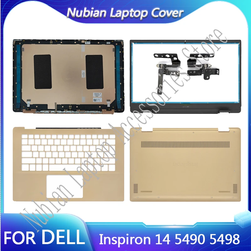 

NEW Laptop LCD Back Cover For DELL Inspiron 14 5490 5498 Series Front Bezel Palmrest Upper Case Bottom Case Hinges A B C D Shell