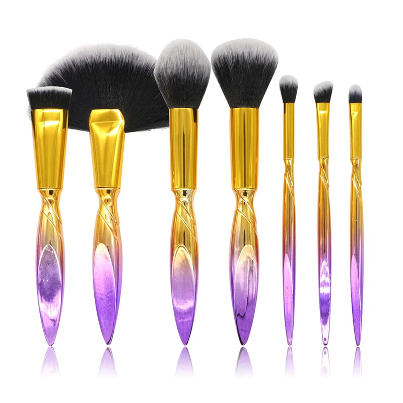 7-in-1-Geschenk für Frauen und Mädchen, professionelles Kosmetik-Make-up-Pinsel-Set, Werkzeug, inklusive Lidschatten, hohes Licht, Rouge, Reparatur, Foundation-Pinsel
