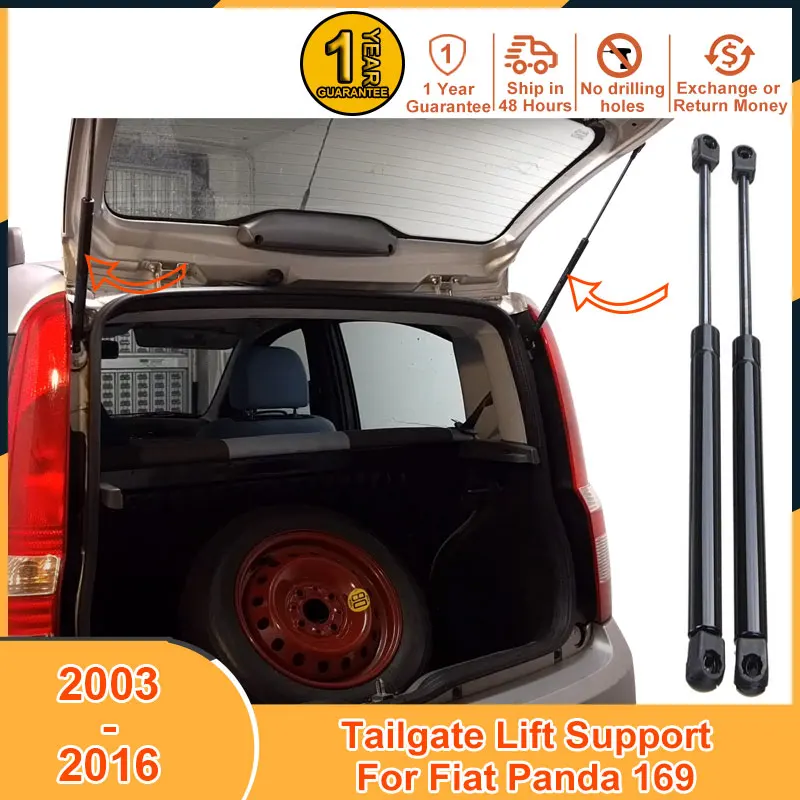 

Tailgate Lift Support For Fiat Panda 169 2003-2016 2005 2009 2010 2014 2015 Accessories Strut Bars Gas Damper Shock Absorber