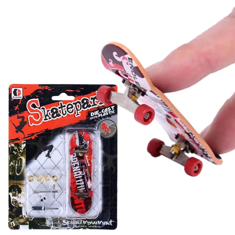 Finger Skateboards leggero Cool Mini skateboard Toys Kit tastiera in legno giocattolo Anti Stress giocattoli sensoriali della tastiera