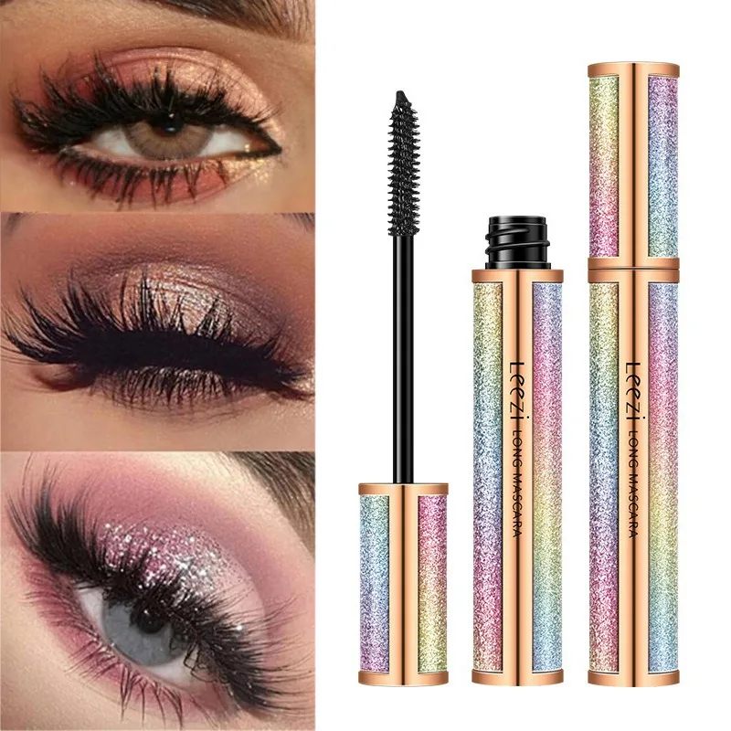 4D Mascara Verlenging Dikkere Curling Sneldrogende Waterdicht Mascara Vrouwen Ogen Make Up