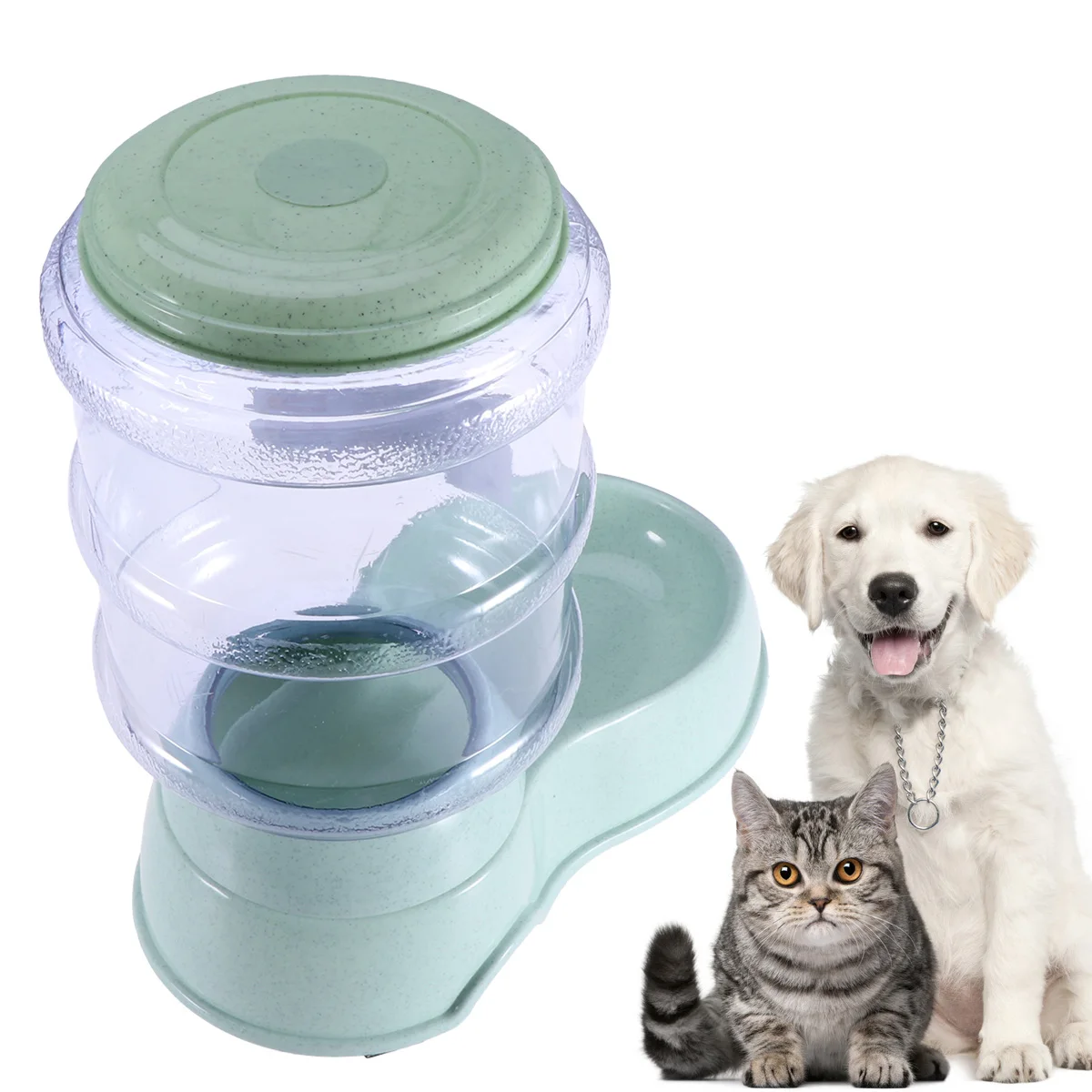 

Feeder Pet Supplies Dog Cat High Capacity Food Drink Dispenser Drinking Fountain Automatic