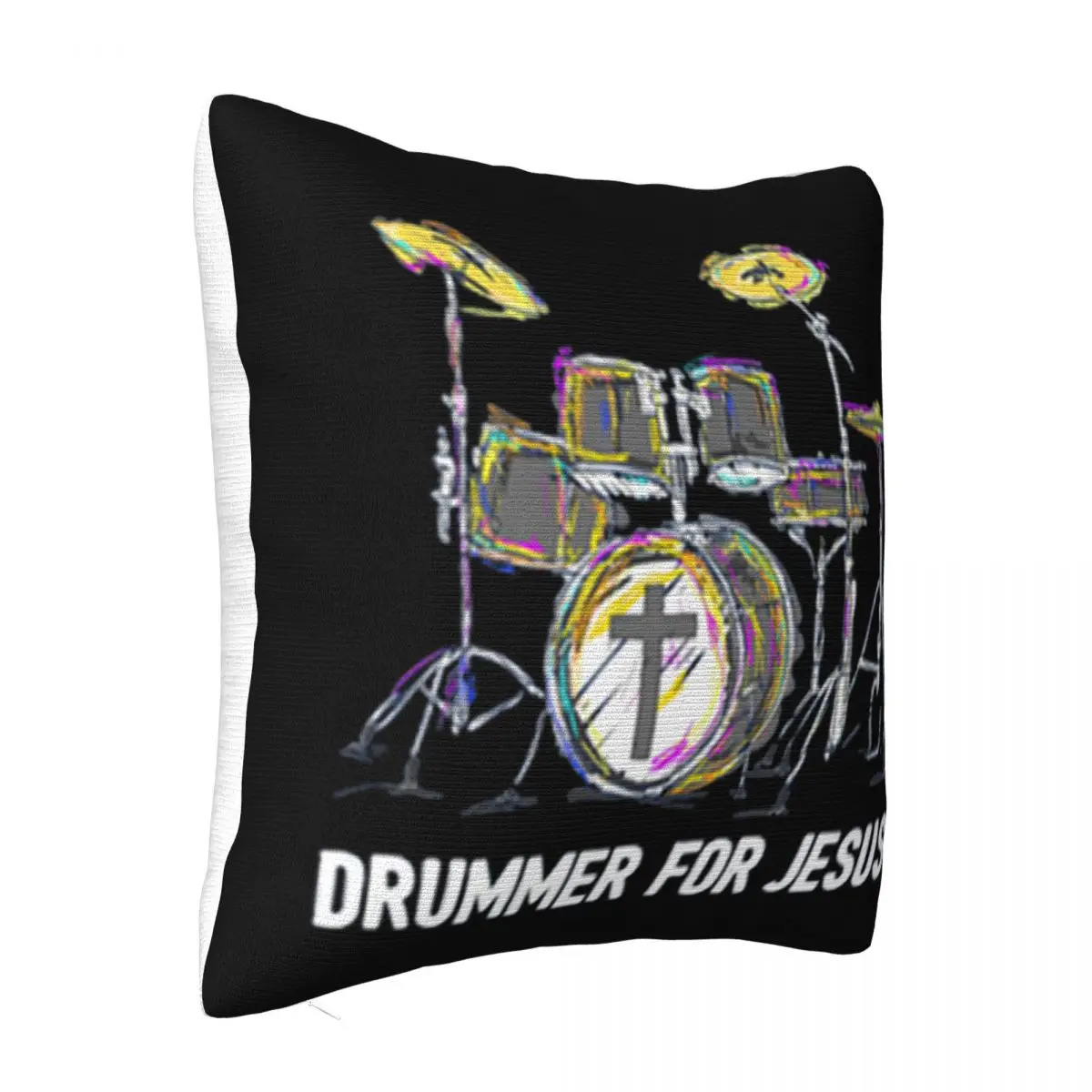 Drummer For Jesus Music Lovers Vacation Casual Loose Geek Children Party Hot Sale New Design Leisure Child Pillow Case