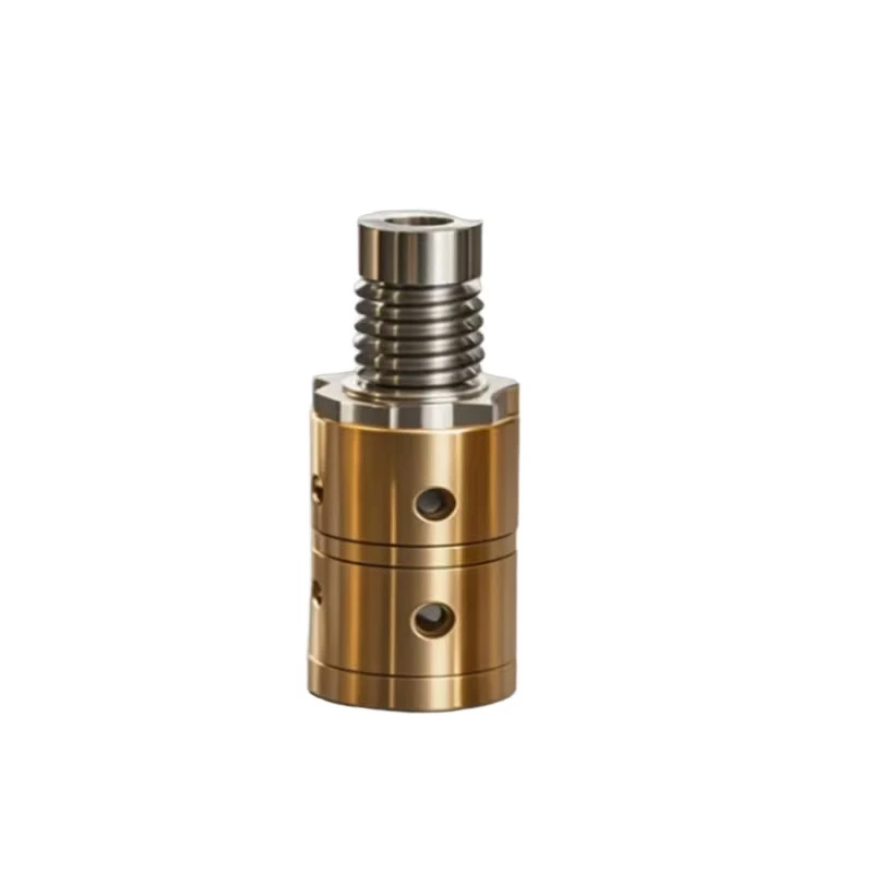 

CNC machined copper alloy/stainless steel to manufacture multi-structure mechanical drive shaft parts