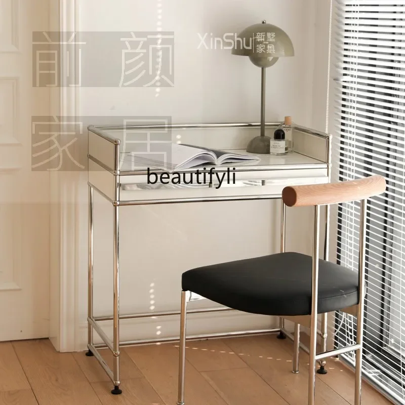 

zq1Desk makeup bedroom simple small apartment dresser with mirror dressing table