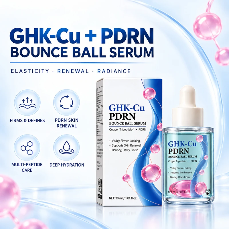 GHK Cu+PDRN essence Polypeptide Repairing Moisturizing Firming Facial essence 30ml Relieve dryness roughness Refreshing essence