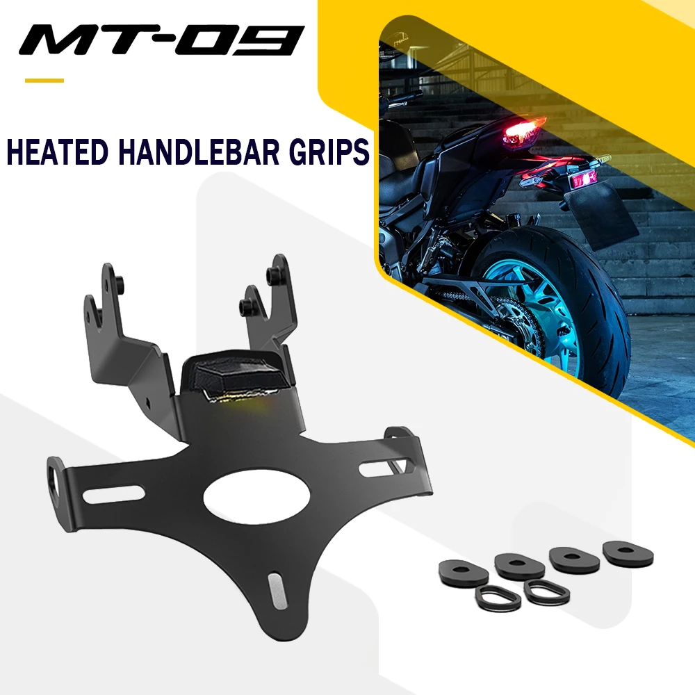 

MT-09 Motorcycle License Plate Holder Bracket Rear Tail Tidy Fender Eliminator Kit For Yamaha MT09 MT-09 SP 2024 2025 2026 Parts