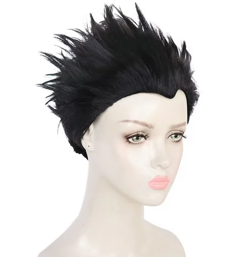 Anime Danganronpa Kiyotaka Ishimaru Short Wig Cosplay Costume Dangan Ronpa Heat Resistant Synthetic Hair Men Wigs