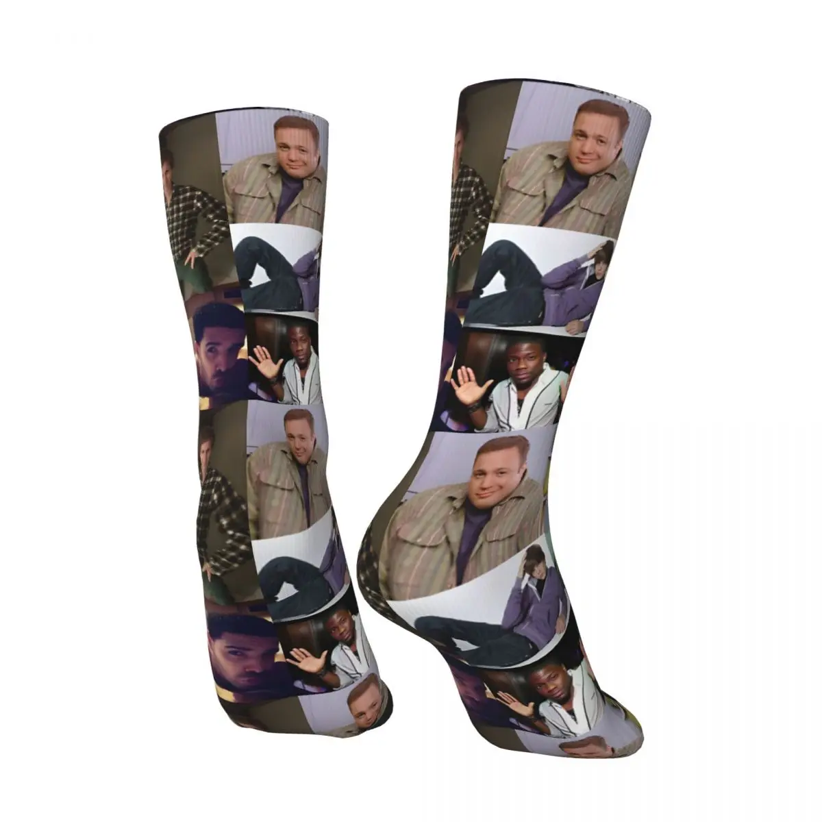 Chaussettes vintage pour hommes, Harajuku, Justin Bieber, Street Style, Nouveauté, Casual Crew, Meme, Célèbre