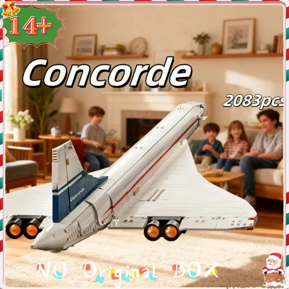 

2026 In Stock 10318 2083PCS compatible with Concorde supersonic aircraft kit building block toys for children Christmas gifts