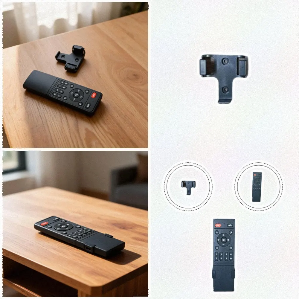 Xh132 Infrared Remote Control With Stand Dimmable 6 Fan Light Controller For Ceiling Lamp Wireless Replacement Part Black