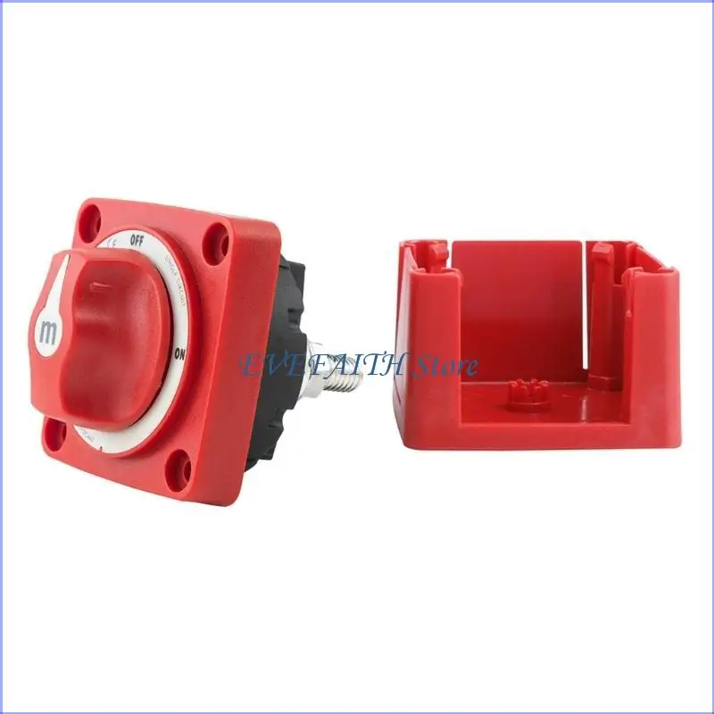 124B M-serie Batterijschakelaar 300A Marine Batterij Ontkoppelingsschakelaar 12-48V voor auto-voertuigtrailer