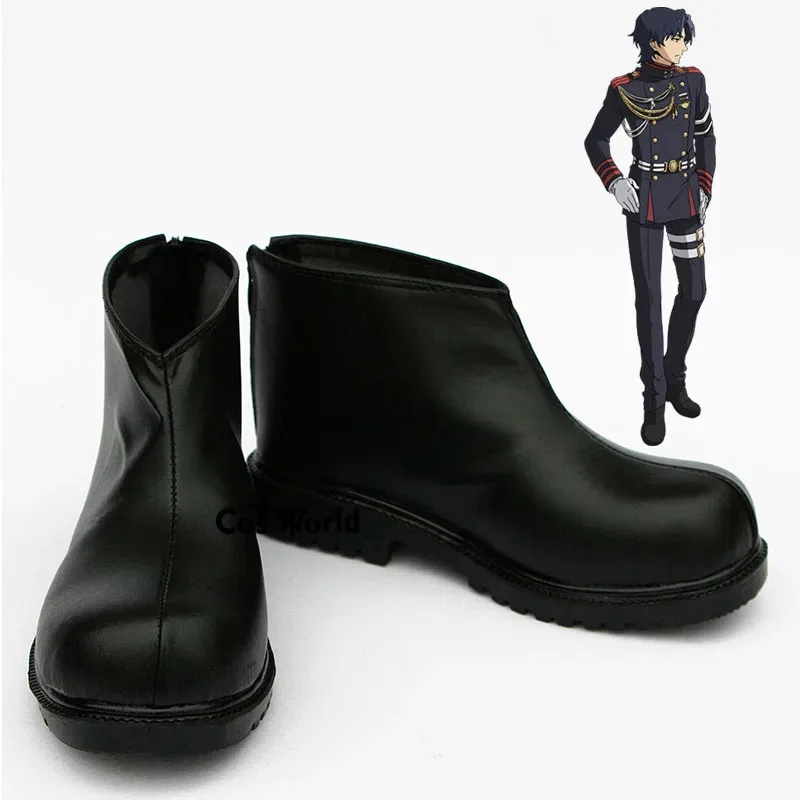 

Owari no Seraph Of The End Guren Ichinose, аниме, туфли на плоской подошве для косплея, ботинки