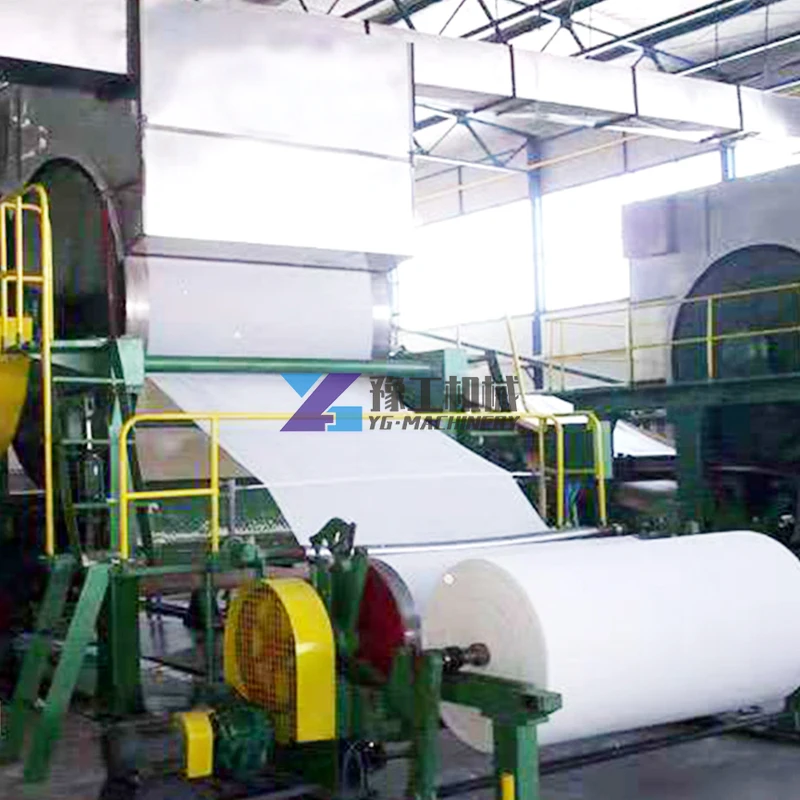 Full Automatic Kraft Paper Processing Machinery Making From Waste Paper Machine