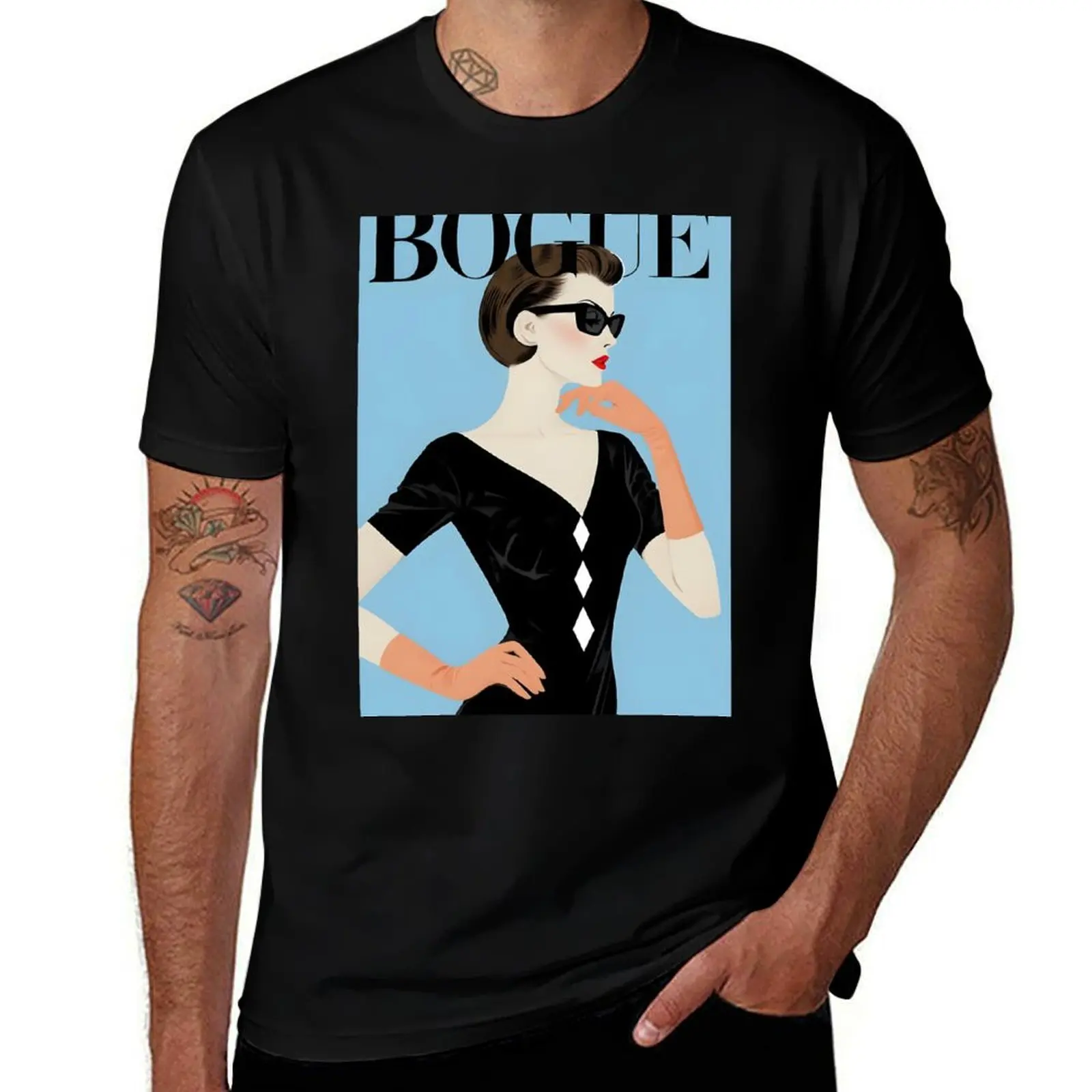

Women in bogue megazine T-Shirt cute tops kawaii clothes sublime mens t shirts casual stylish