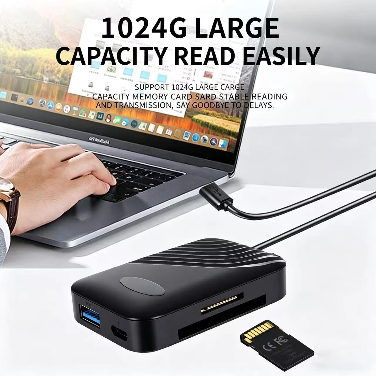 قارئ بطاقات USB3.0 نوع C 8 في - مراجعة Laptop Accessories Distributor وسعره