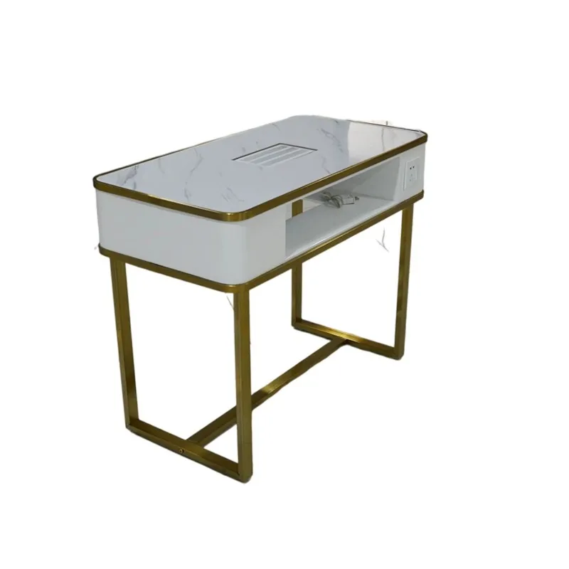 Special Table for Beauty and Hair Salon Shop, Metal Frame with Electromechanical Multifunctional Storage Table