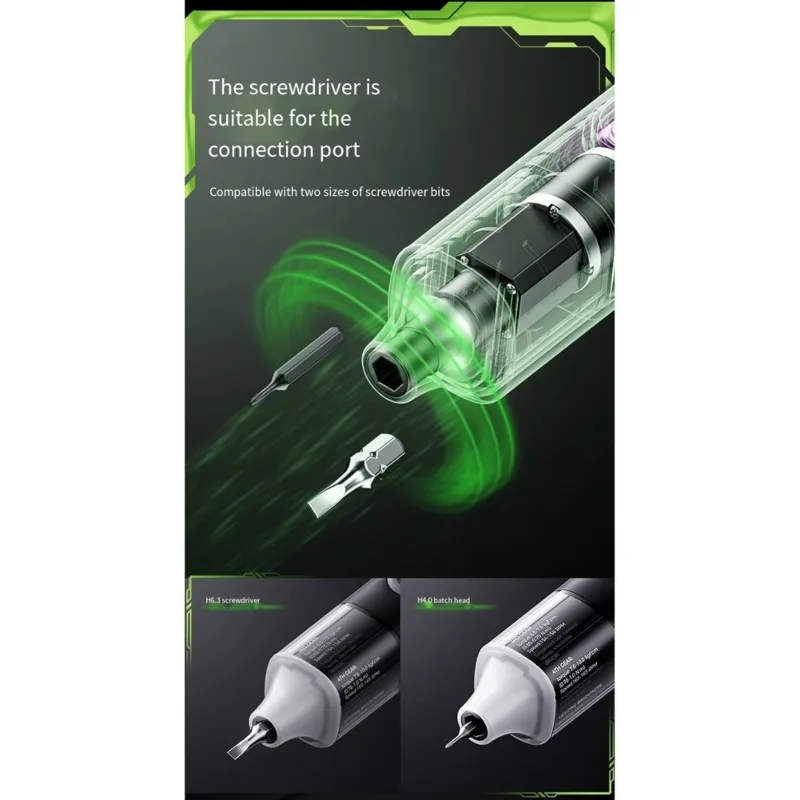 JAKEMY Home Use 3.7-4.2V Rechargeable Electric Screwdriver Set JM-8196, 1Set Straight Handle