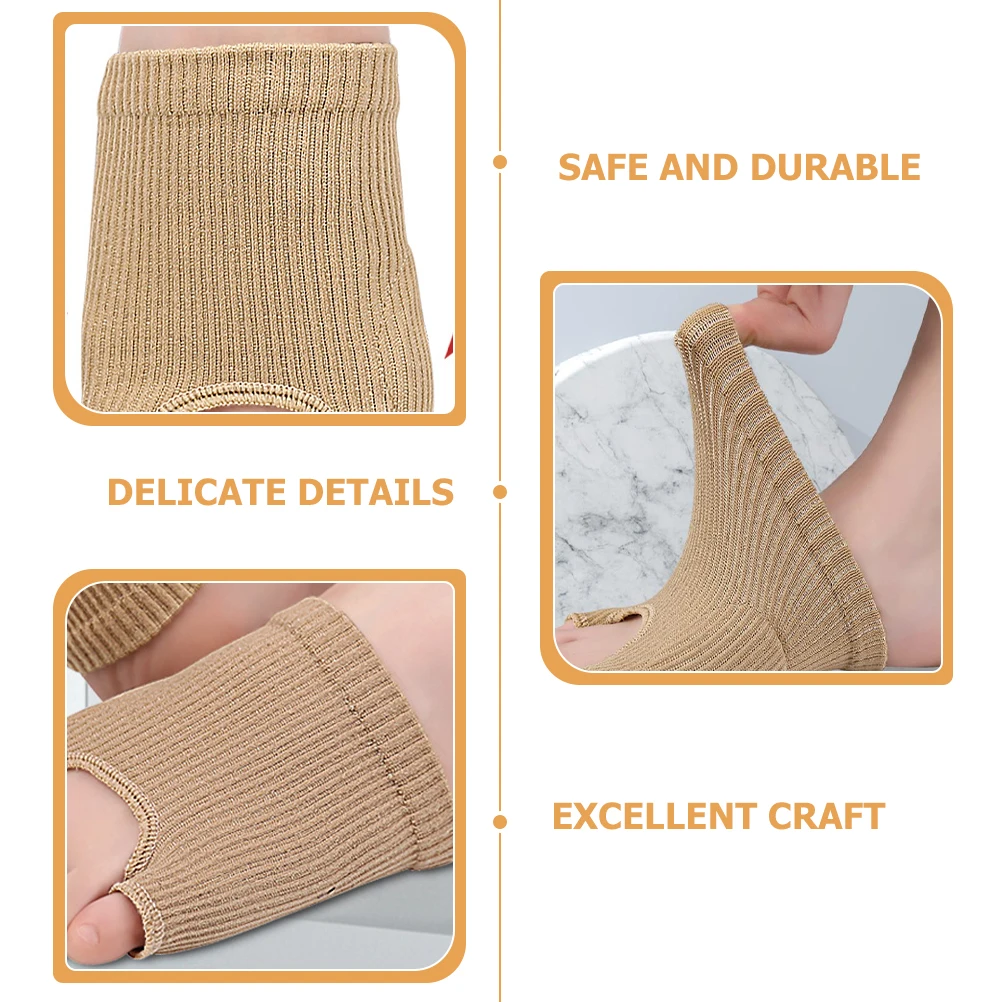 

Toe Pressure Stockings Protectors Foot Pads Support Cushion Forefoot Women Non-slip Front Feet